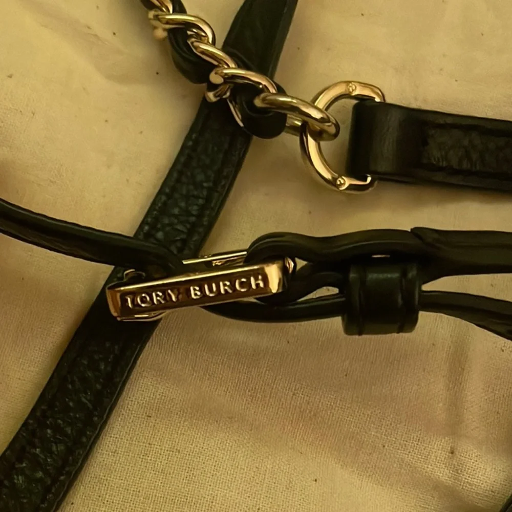 Tory Burch Black Leather Crossbody Bag